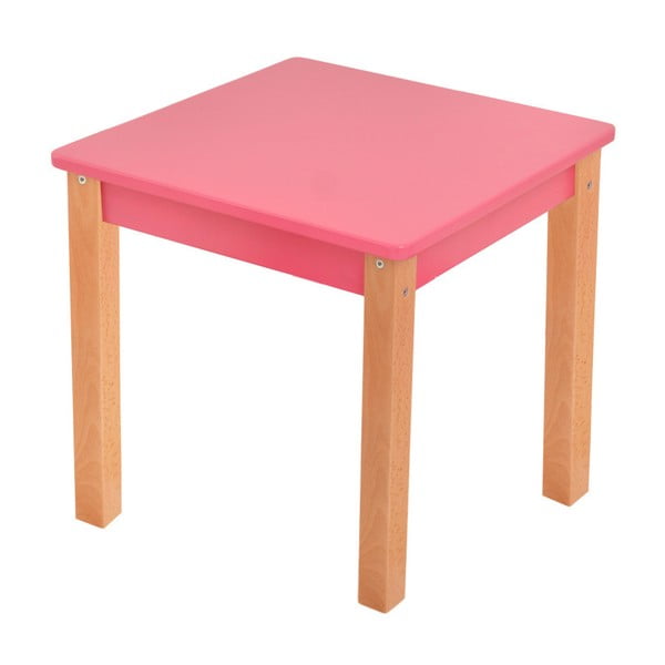 Růžový dětský stolek Mobi furniture Mario