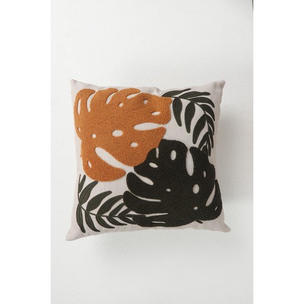 Lněný dekorační polštář 43x43 cm – Mioli Decor-image-3