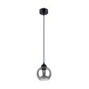 Černé závěsné svítidlo ø 15 cm Grande – Sollux