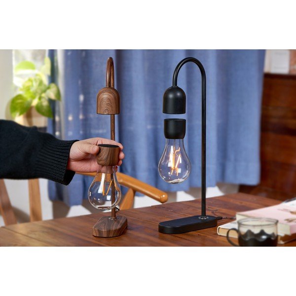 Černá stolní lampa (výška 36,5 cm) Evaro – Gingko-image-4