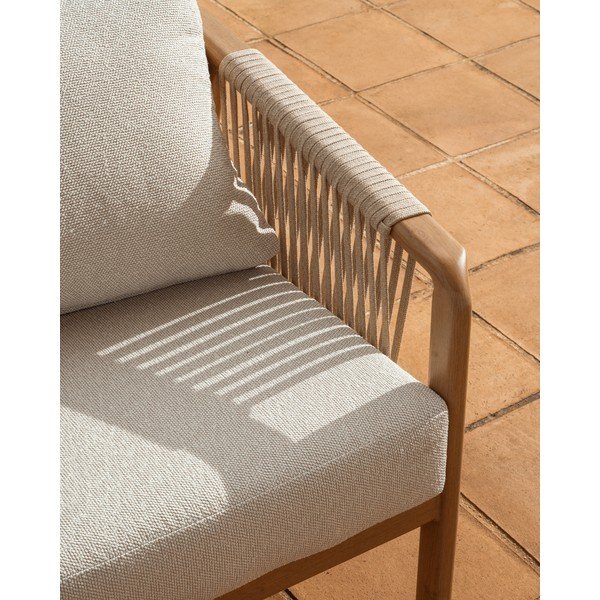 Béžový hliníkový zahradní lounge set pro 4 osoby Sirte – Kave Home-image-4