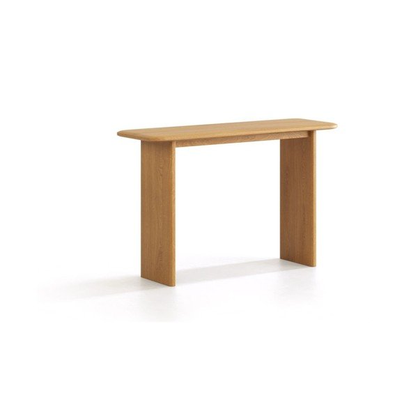 Konzolový stolek z dubového dřeva v přírodní barvě 40x120 cm Charlotte – Micadoni 