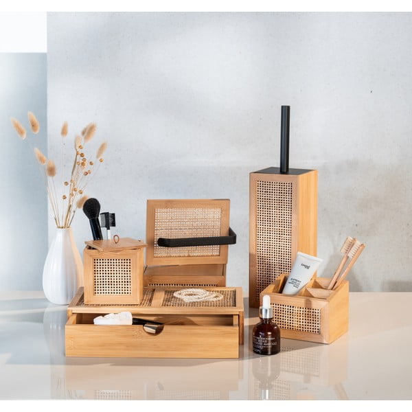 Bambusový držák na toaletní papír Wenko Allegre-image-1