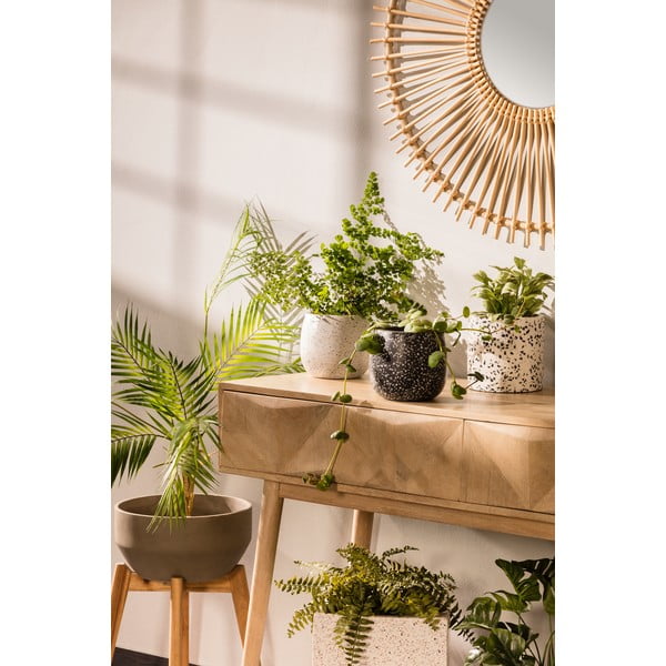 Bílý květináč Kave Home Braydon-image-3