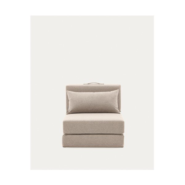 Rozkládací křeslo šedobéžové Arty – Kave Home-image-3