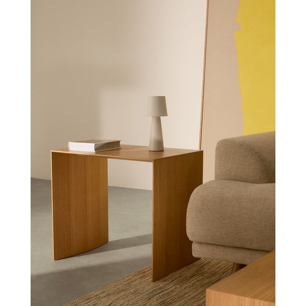 Odkládací stolek v dekoru dubu 40x55 cm Litto – Kave Home-image-2