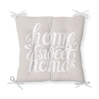 Podsedák s příměsí bavlny Minimalist Cushion Covers Home Sweet Home, 36 x 36 cm