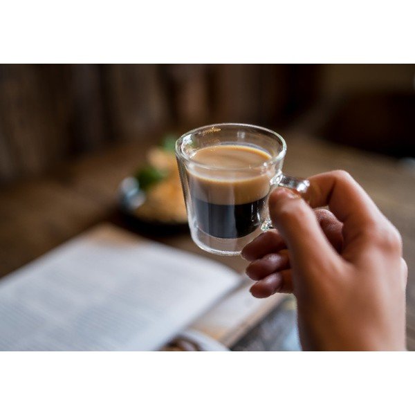 Skleněné hrnky v sadě 2 ks na espresso/dvoustěnné 80 ml Diva – Vialli Design-image-1