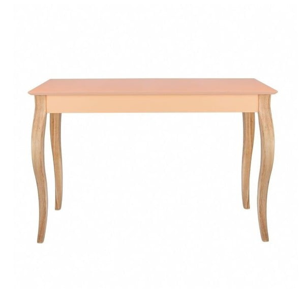 Odkládací konzolový stolek Dressing Table 105x74 cm, lososový