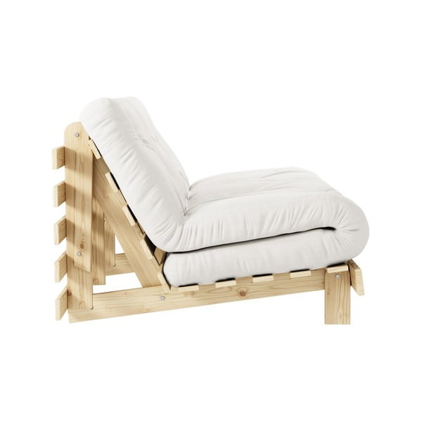 Bílá rozkládací pohovka 140 cm Roots - Karup Design-image-4