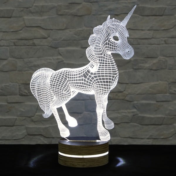 3D stolní lampa Unicorn