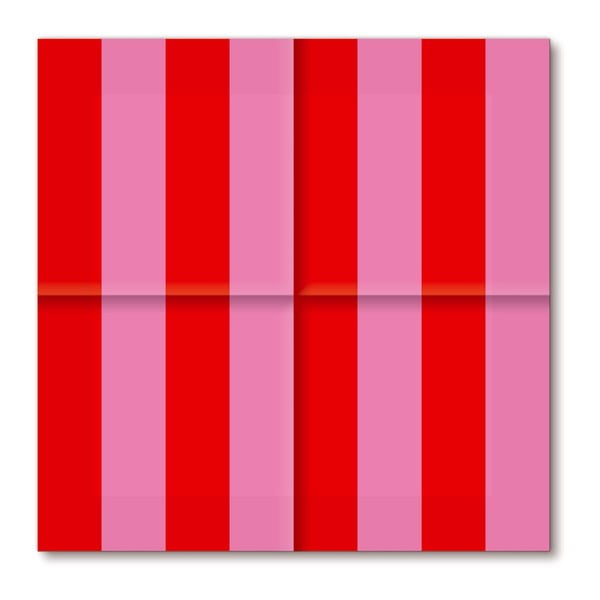 Papírové ubrousky Pink&Red, 20 ks