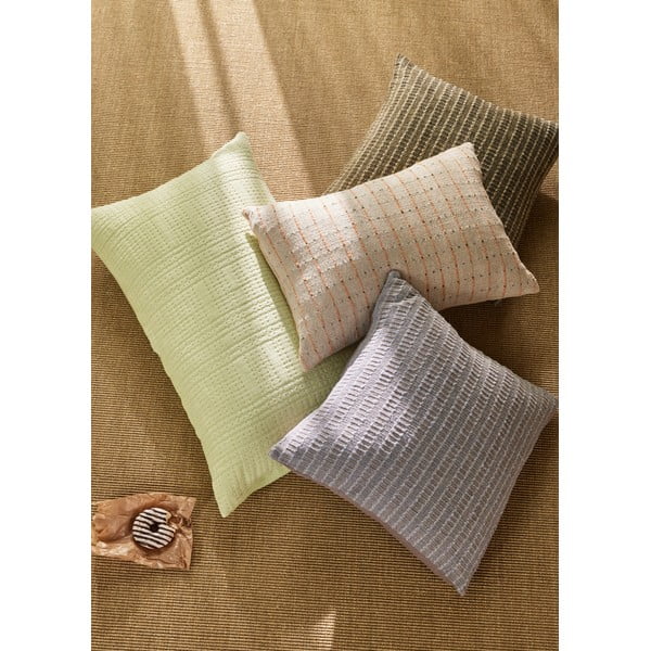 Dekorační polštář s příměsí lnu 40x60 cm Rhythmic – Hübsch-image-1