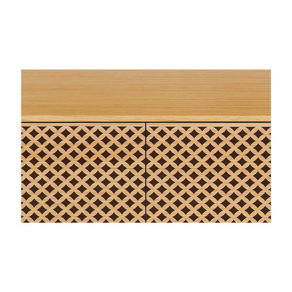 Komoda v dekoru dubového dřeva Woodman Camden Diamond-image-4