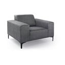 Tmavě šedé křeslo Diva - Scandic