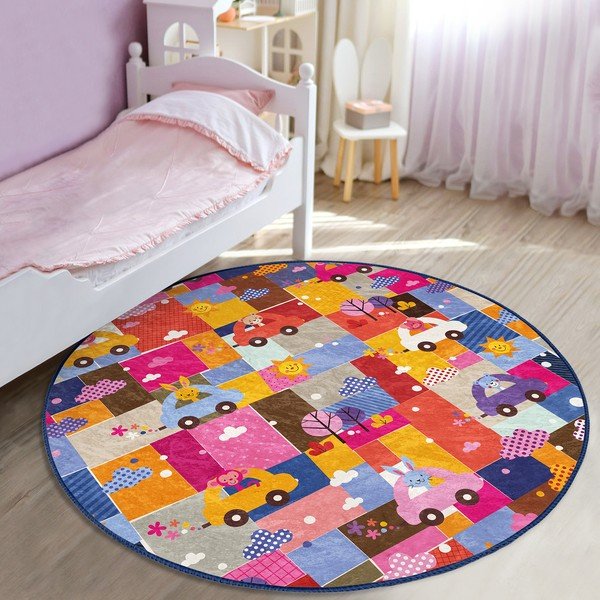 Dětský koberec ø 120 cm Comfort – Mila Home-image-1