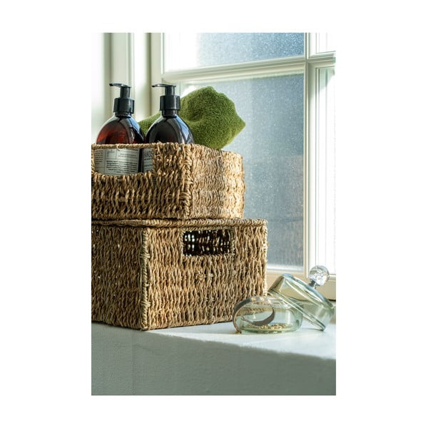 Košíky z mořské trávy v sadě 2 ks Venosa – House Nordic-image-4