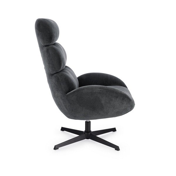 Černé otočné křeslo Violante – Bizzotto-image-3