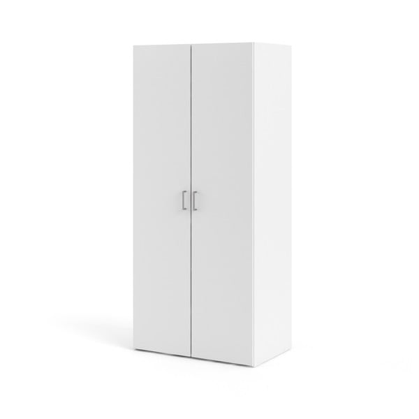Bílá šatní skříň 78x175 cm Space – Tvilum-image-3