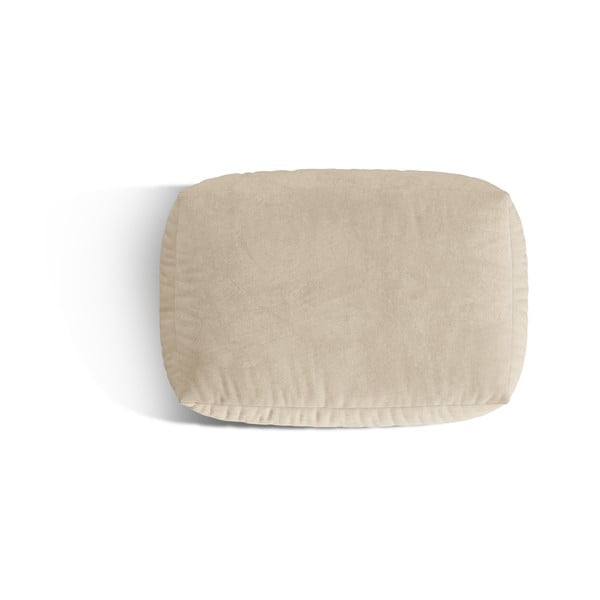 Béžová sametová modulární podnožka Martina – Micadoni -image-2