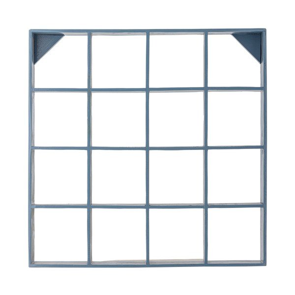 Modrá patrová police z recyklovaného dřeva 70 cm Bekka – Bloomingville