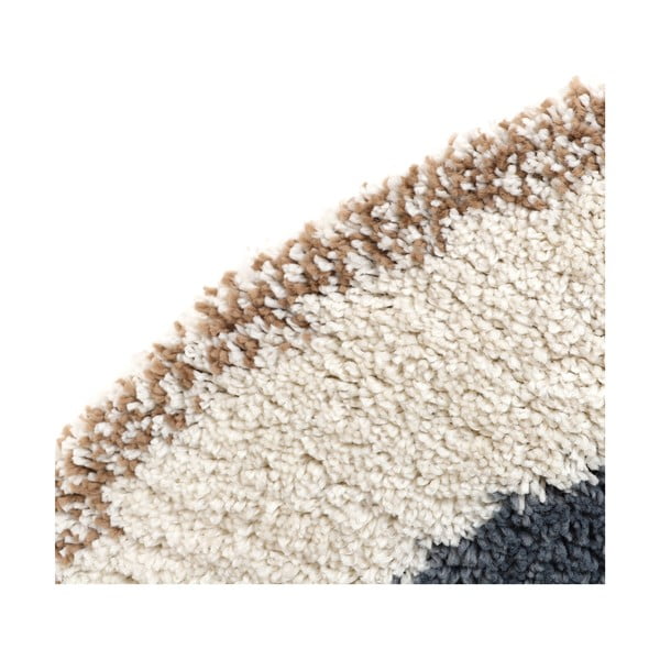 Béžovo-krémový dětský koberec s příměsí juty ø120 cm Bohemian Rainbow Bleu – Nattiot-image-3