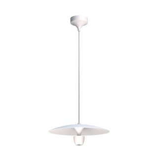 Bílé závěsné svítidlo SULION Poppins, výška 150 cm
