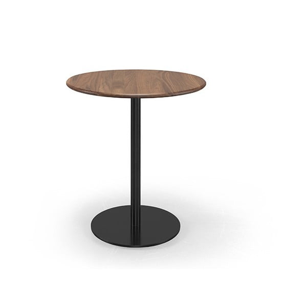 Kavárenský stolek s deskou z ořechového dřeva Wewood - Portuguese Joinery Bistrô, Ø 70 cm
