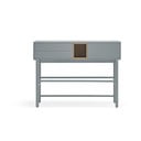 Modro-šedý konzolový stolek 35x120 cm Corvo – Teulat