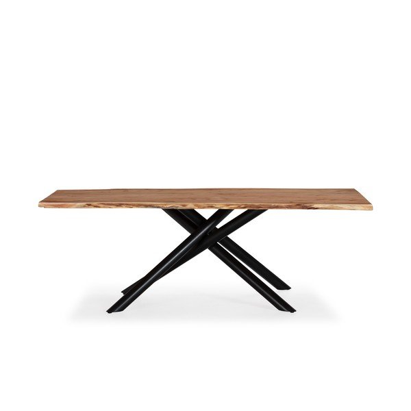 Jídelní stůl z masivu akácie 100x220 cm Anuri – MOME-image-4