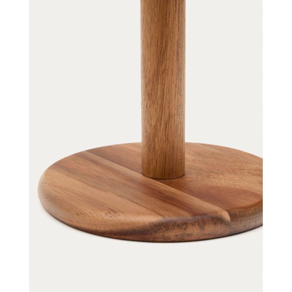 Dřevěný stojan na papírové utěrky v přírodní barvě ø 15 cm Nukha – Kave Home-image-2