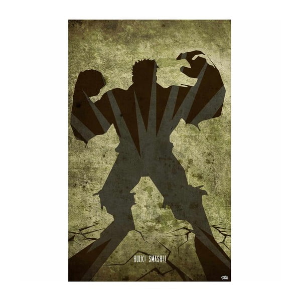 Cedule Hulk, 56x45 cm