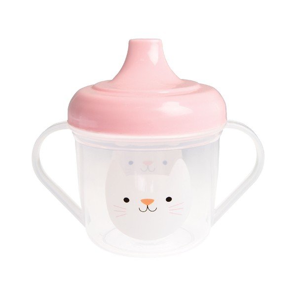Dětská lahvička na pití Rex London Cookie The Cat, 190 ml