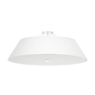 Bílé stropní svítidlo se skleněným stínidlem ø 60 cm Hektor – Nice Lamps