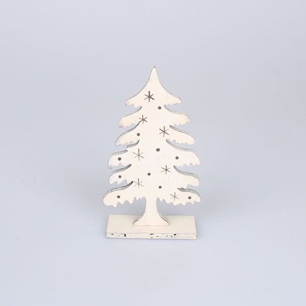 Bílá dekorace dřevěný strom Dakls