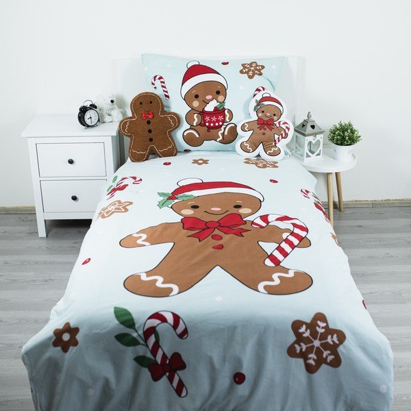 Sametový dětský polštářek 29x40 cm Perníček – Jerry Fabrics-image-1