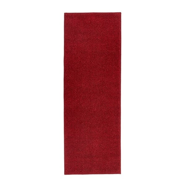 Červený běhoun Hanse Home Pure, 80 x 300 cm