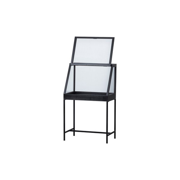 Černá vitrína 65x109 cm Dido – WOOOD-image-2