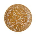 Oranžovo-bílý kameninový hluboký talíř Bloomingville Carmel, ø 21 cm