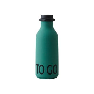 Zelená láhev na vodu Design Letters To Go, 500 ml