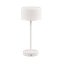 Bílá LED stmívatelná stolní lampa (výška 30 cm) Jeff – Reality