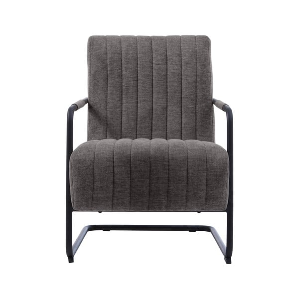 Tmavě šedé křeslo Trout – Unique Furniture-image-2