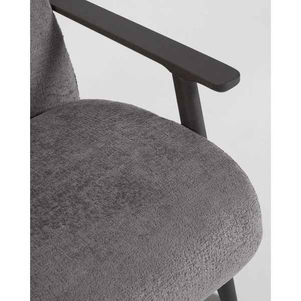 Šedé křeslo Meghan - Kave Home-image-1