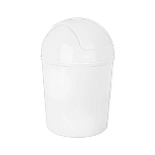 Bílý plastový odpadkový koš 920 ml – Orion