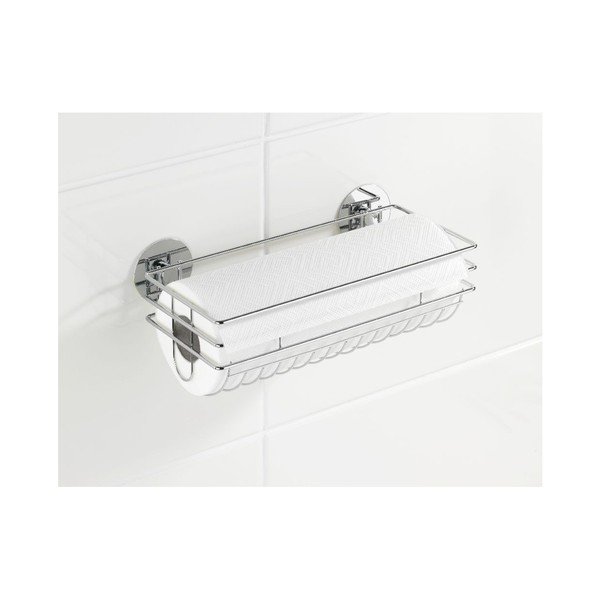 Samodržící držák na kuchyňské utěrky Wenko Turbo-Loc,nosnost až 40 kg-image-3