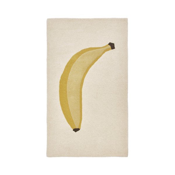 Dětský koberec s příměsí vlny 80x140 cm Banana – OYOY Mini