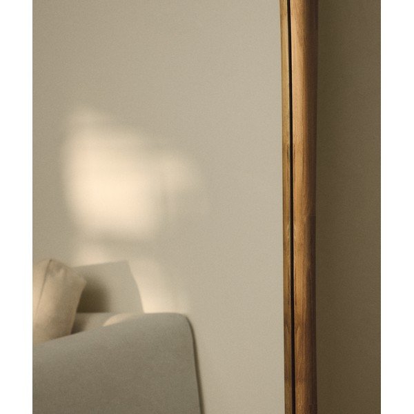 Nástěnné zrcadlo s dřevěným rámem 94,5x192 cm Alura – Kave Home-image-2