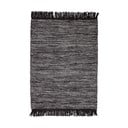 Tmavě šedý vlněný koberec Bloomingville Rust, 140 x 200 cm