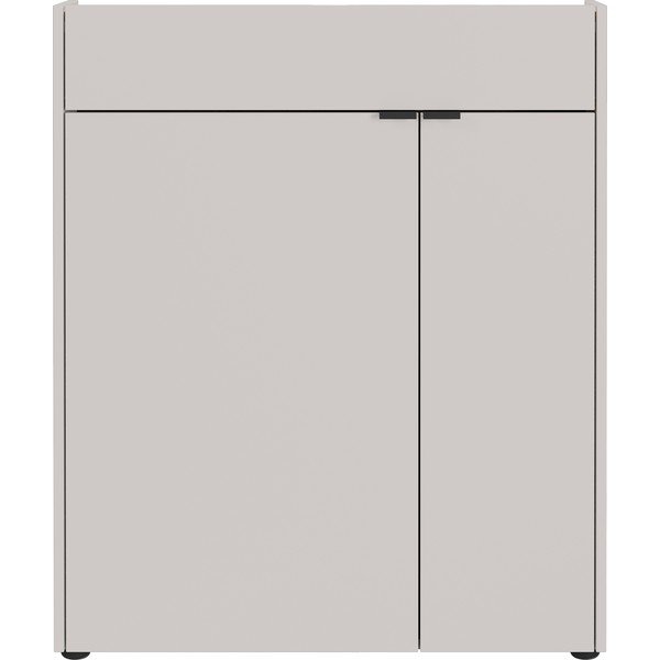 Krémová matná skříňka 83x99x22 cm Ameca – Germania-image-2