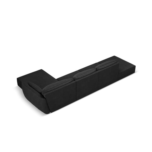 Tmavě šedá rohová pohovka (pravý roh) Vanda – Mazzini Sofas-image-3